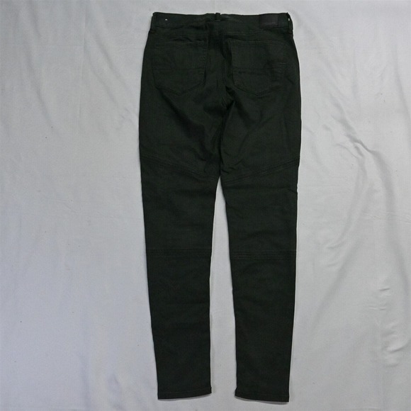 American‎ Eagle 6 Jegging Dark Green 360 Super Super Stretch Denim Jeans - Picture 5 of 5